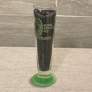 2004 Borg 4D Invasion Tall Glass from the Las Vegas Hilton Star Trek Experience